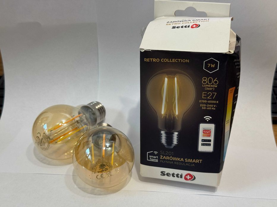 Inteligentna żarówka LED SETTI+ SL201 7W E27 WiFi