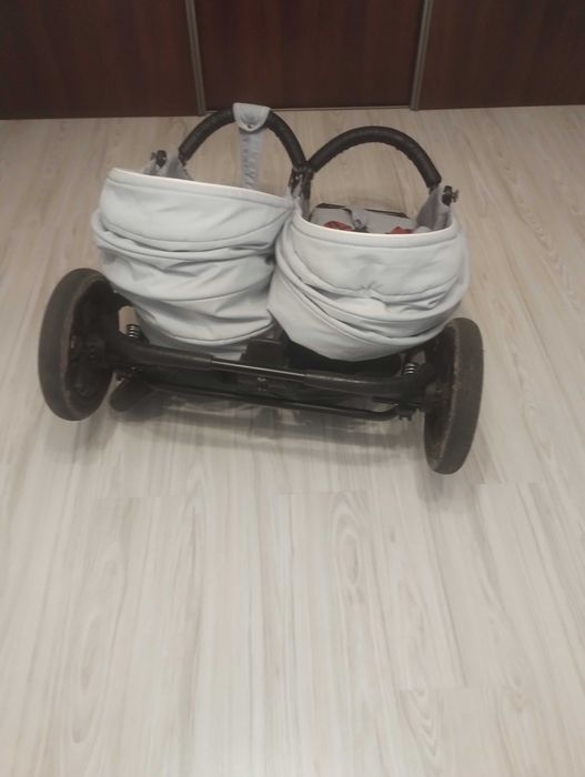 Wózek podwójny, gondola i spacerówka
