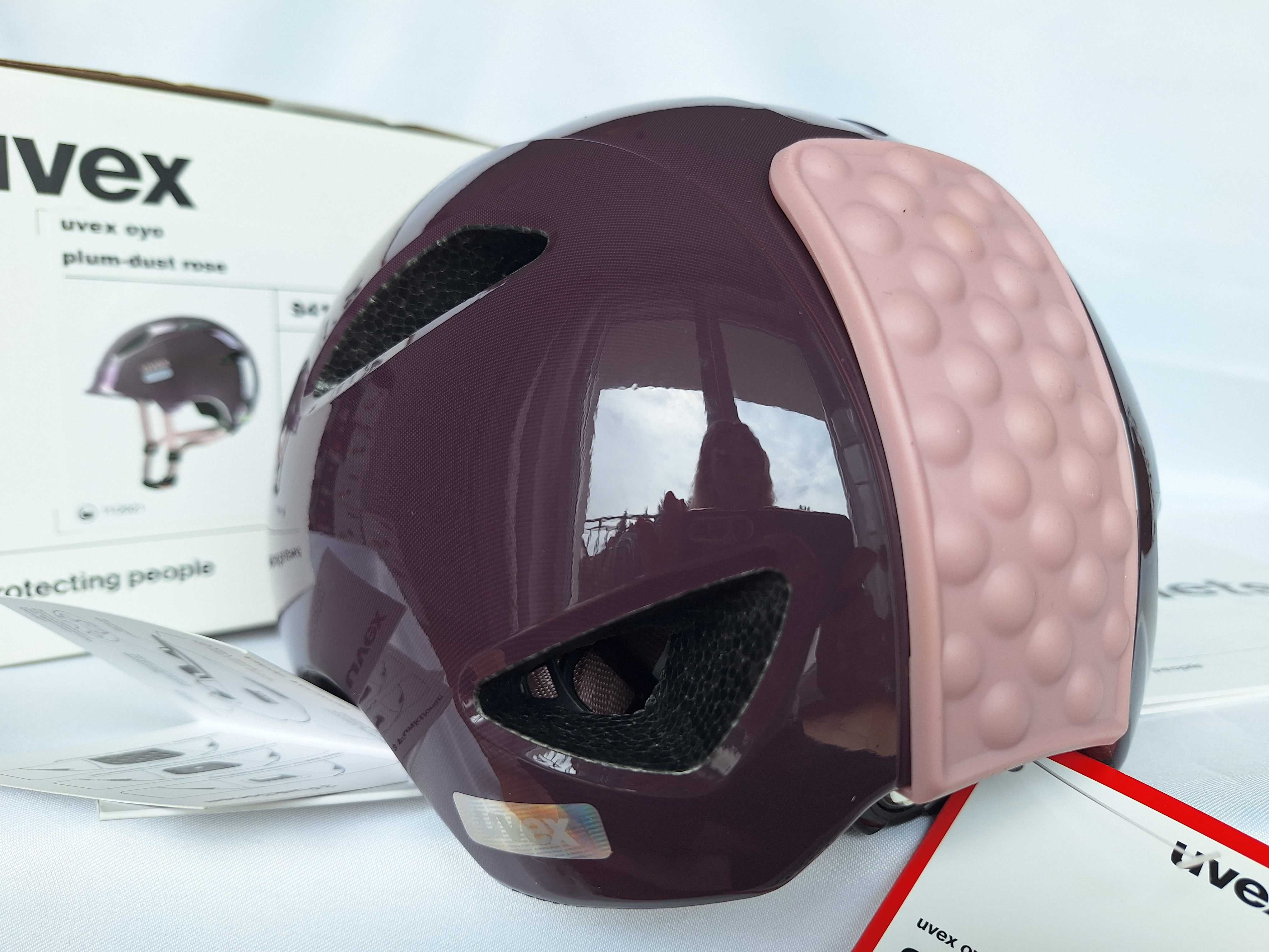 Kask rowerowy dziecięcy Uvex Oyo Plum Dust Rose XS 45-50cm