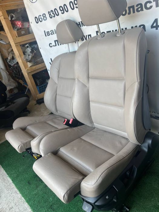 Салон (комплект сидінь) BMW 5-series e60 e61 шкіра електро підігрів