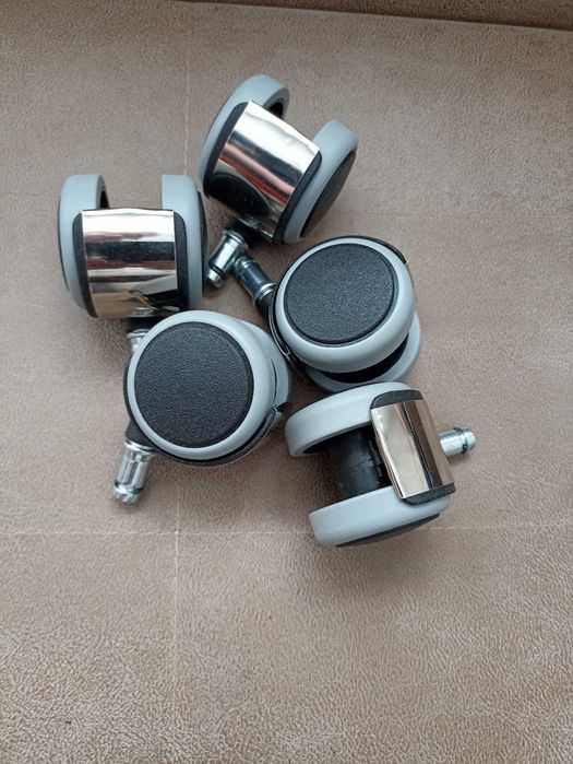 Комплект роликів з хромованою накладкою для крісел Kulik System