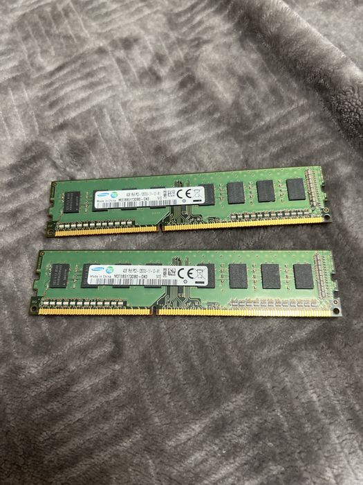 Оперативна пам'ять, RAM, Samsung ddr3, 8GB, (2x4), оперативка
