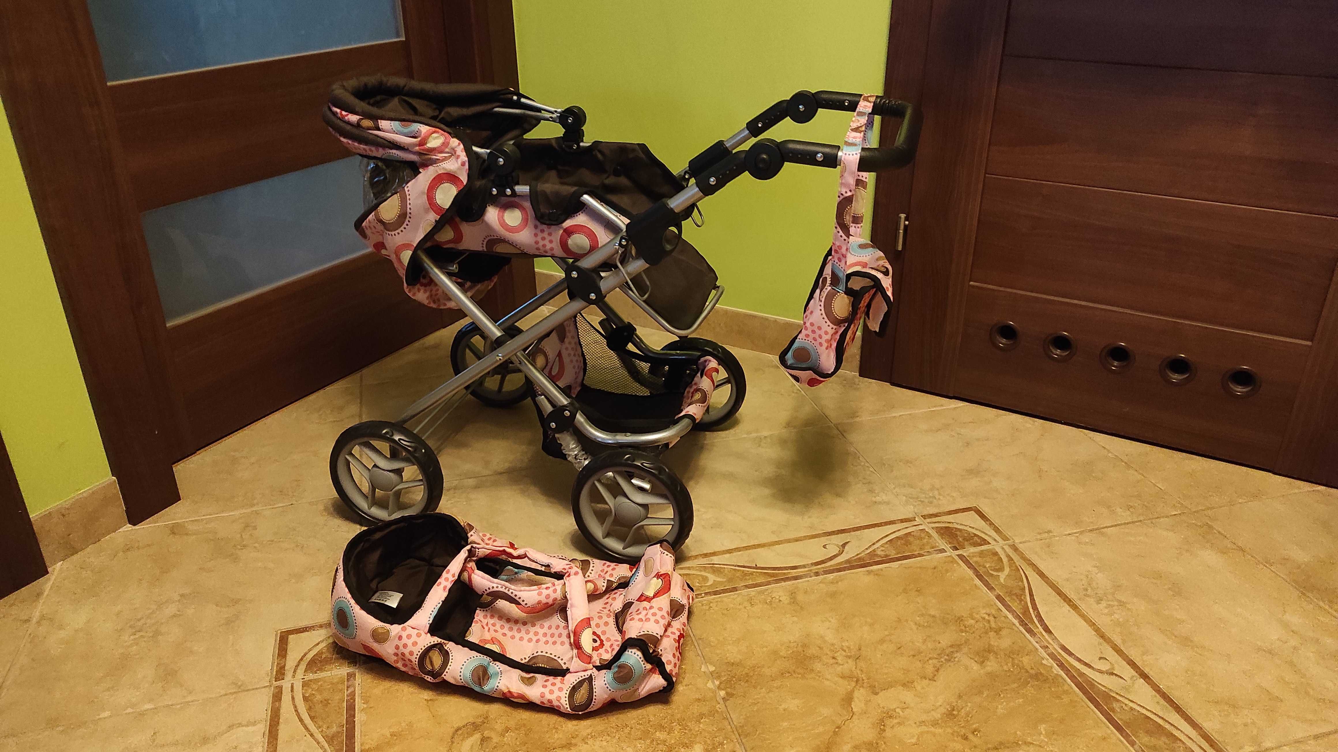 Wózek dla lalek z akcesoriami