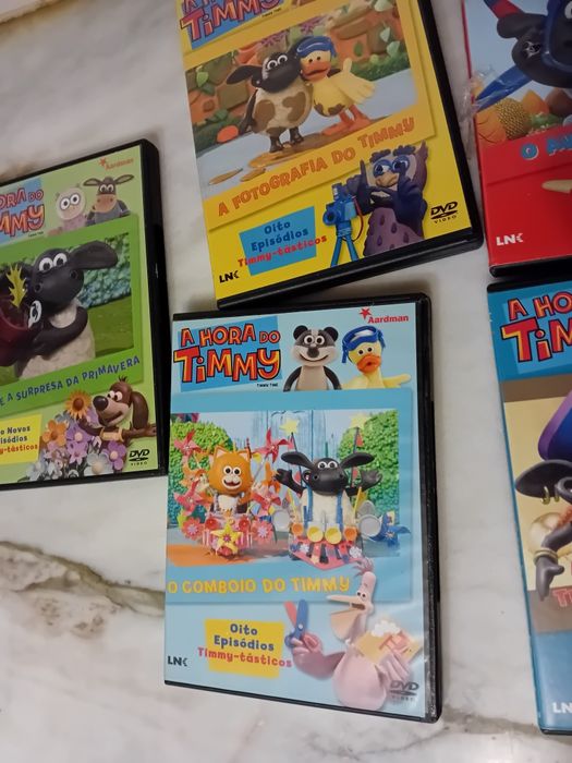 Conjunto de 5 Dvds Infantis A Hora do Timmy