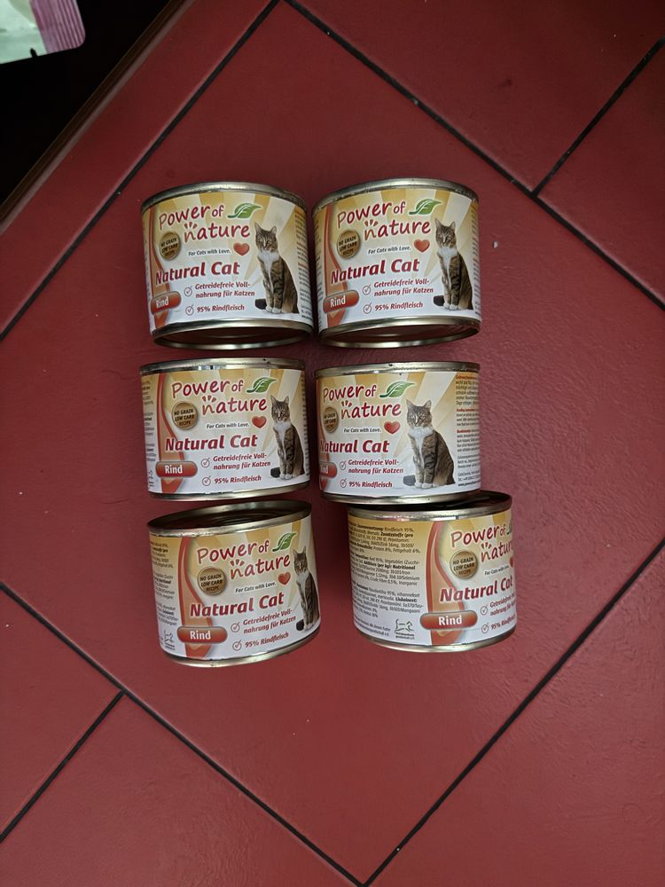 Mokra karma dla kota low carb power of nature puszka 200g wolowina