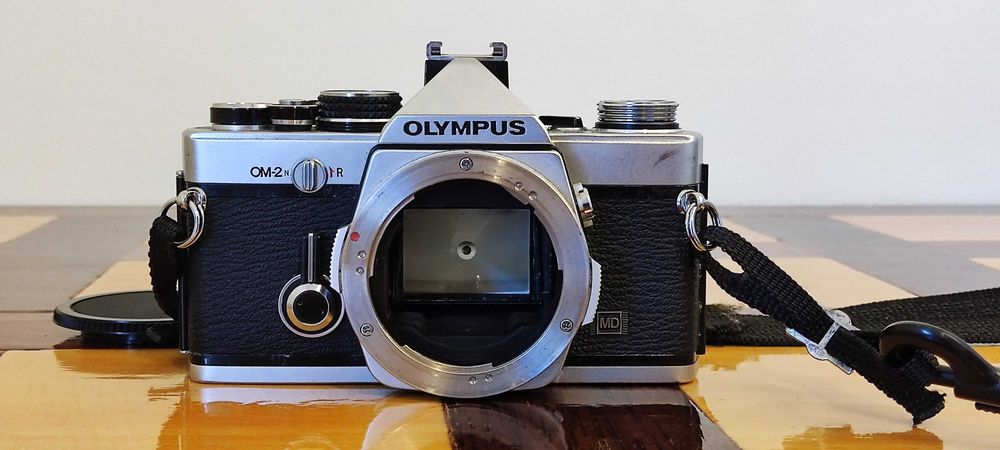 Olympus OM-2N with 6 lenses and kit