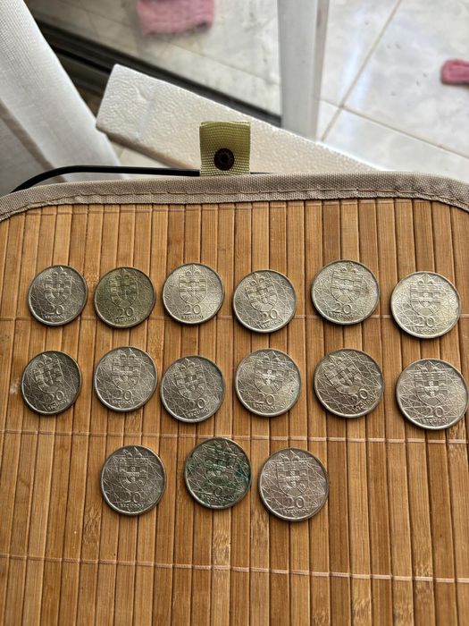 Moedas antigas escudo 1991 /2000