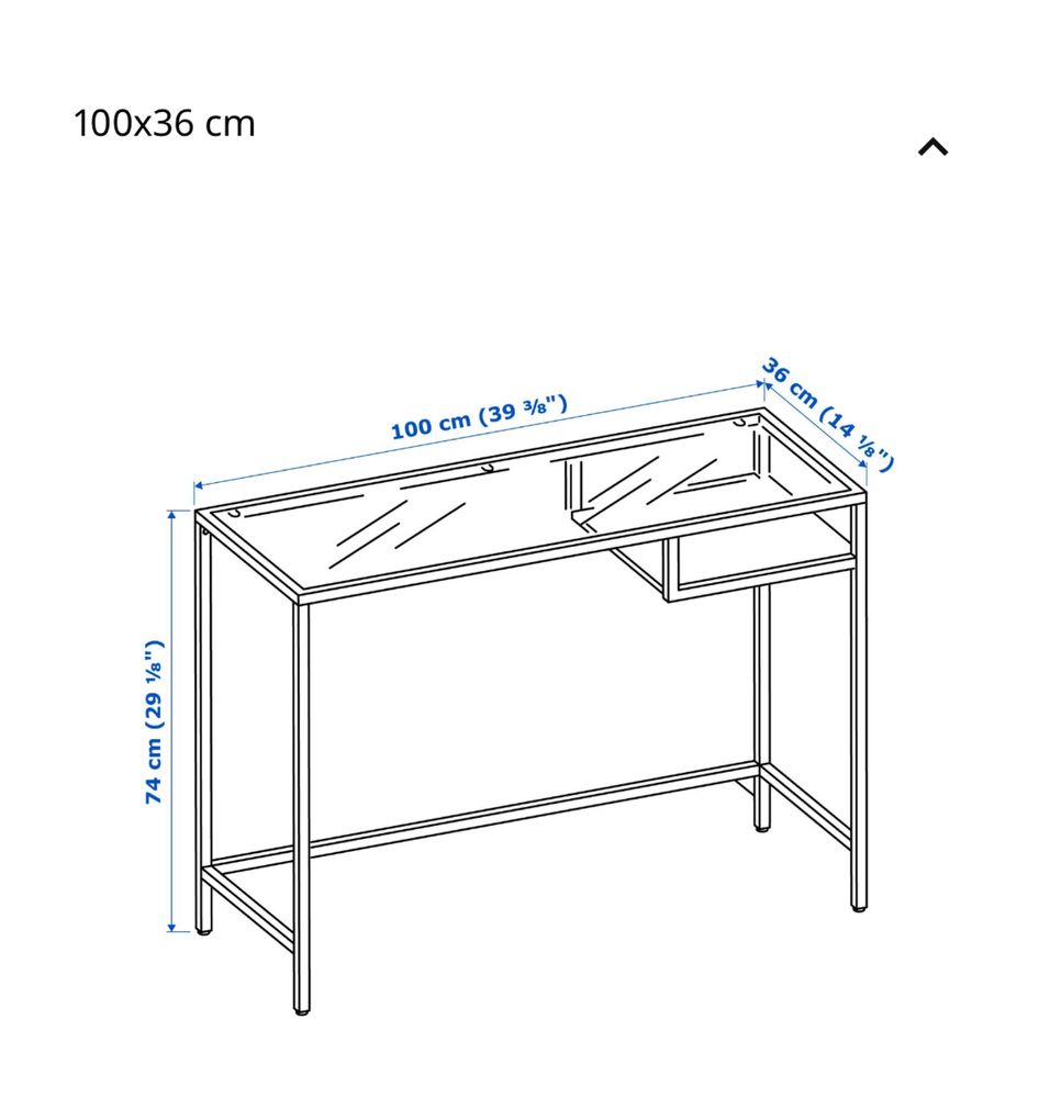 Mesa p/portátil IKEA VITTSJÖ
