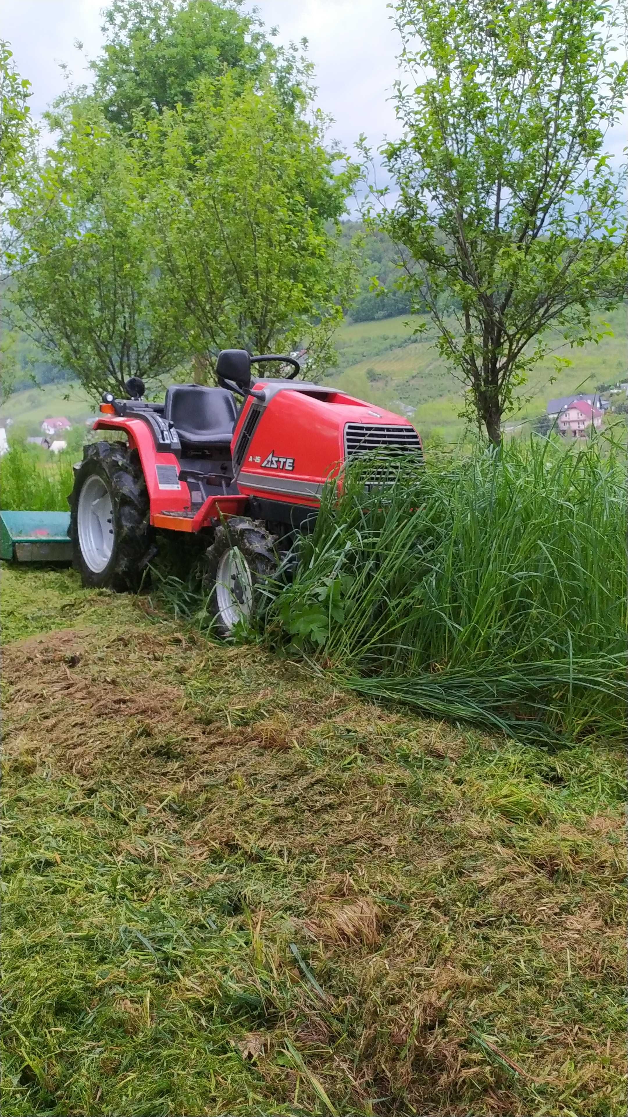 traktor japoński kubota aste a15 4x4 z osprzętem komplet
