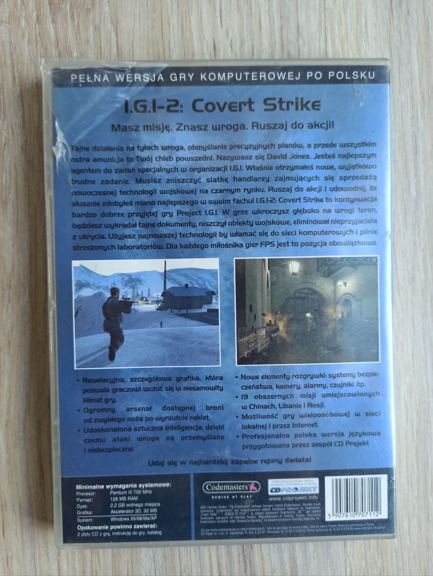 Igi 2 Covert Strike Gra komputerowa PC stara