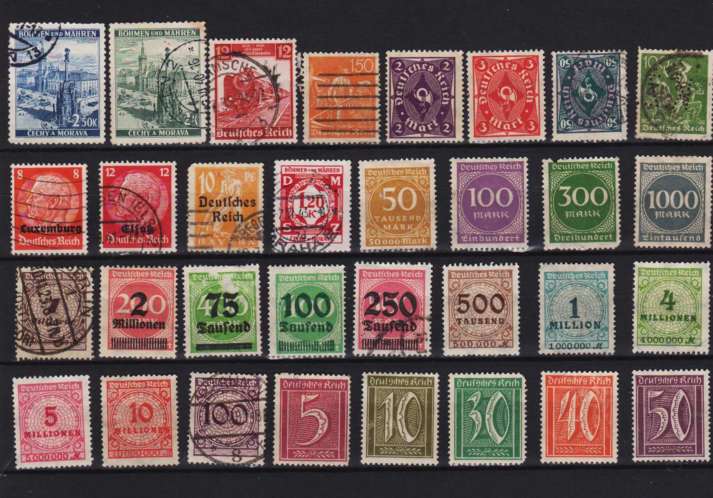 Почтовые марки Германии рейх 100 шт. 1875-1943 г. №685