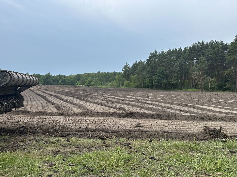 Mulczer leśny wgłębny powierzchniowy mulczowanie wycinka drzew działek