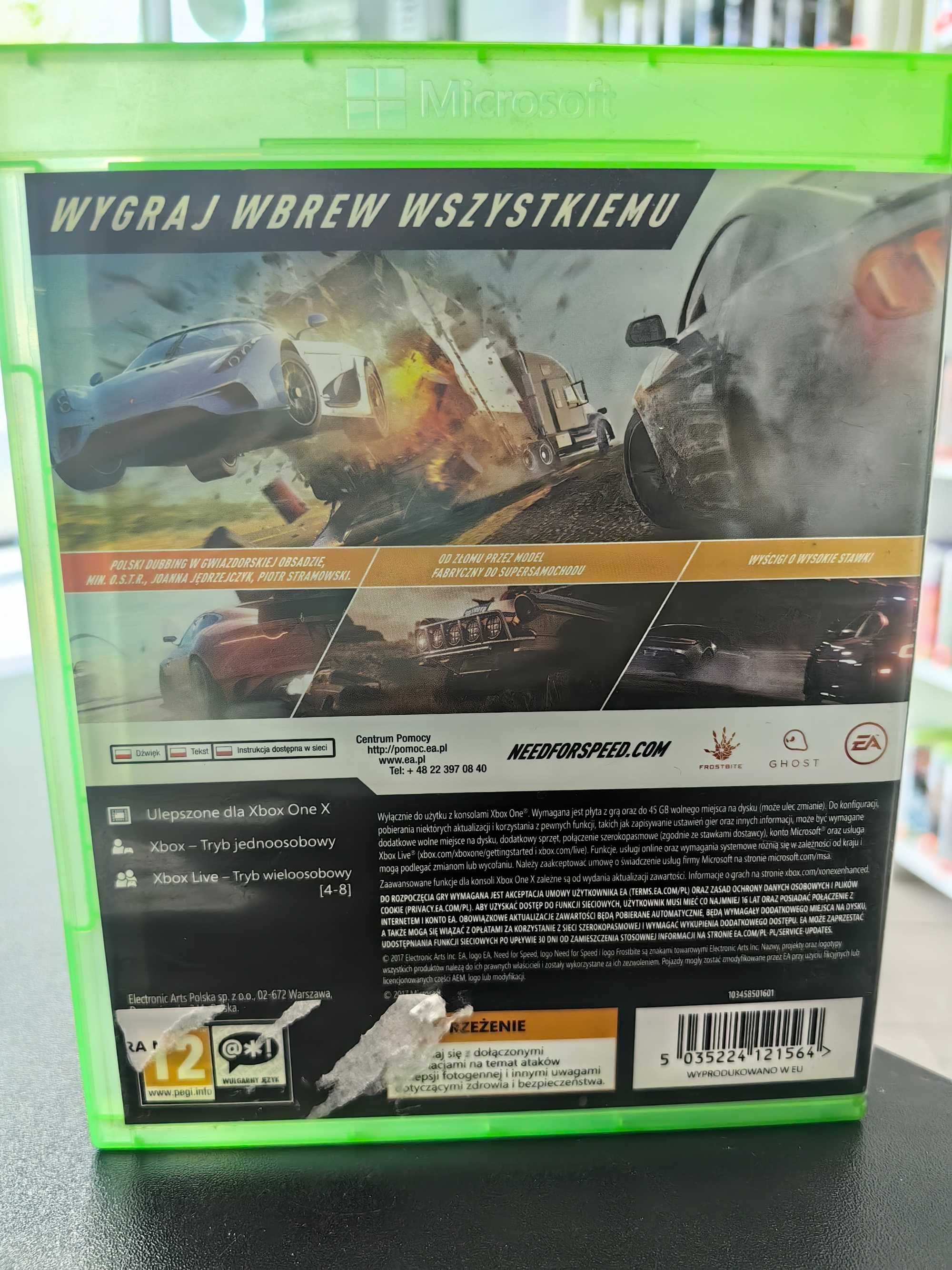 Need for Speed: Payback Xbox One Series X PL SklepzGramiWWA Skup