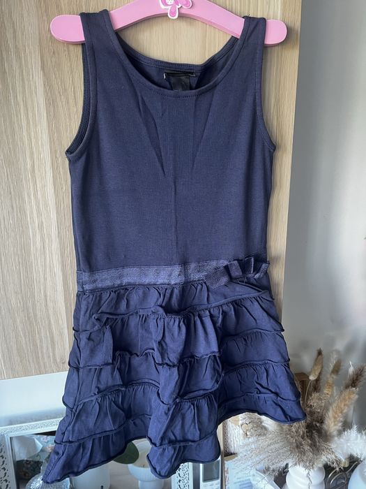Granatowa sukienka H&M rozmiar 122/128