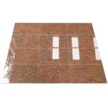 Płytki granit Multicolor Red polerowane 61x30,5x1 cm czerwony