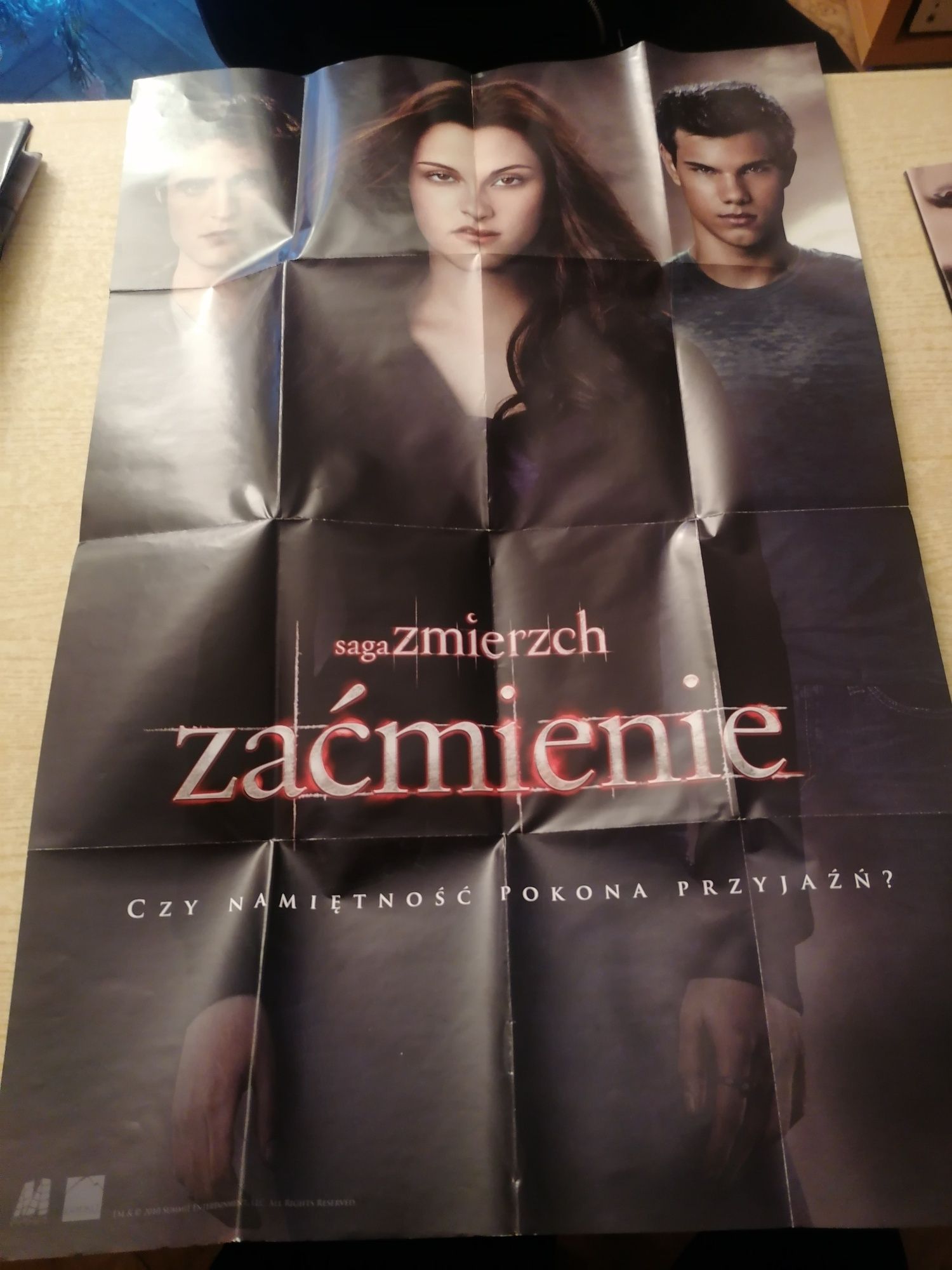 Plakat Saga zmierzch ,,Zaćmienie" dwustronny