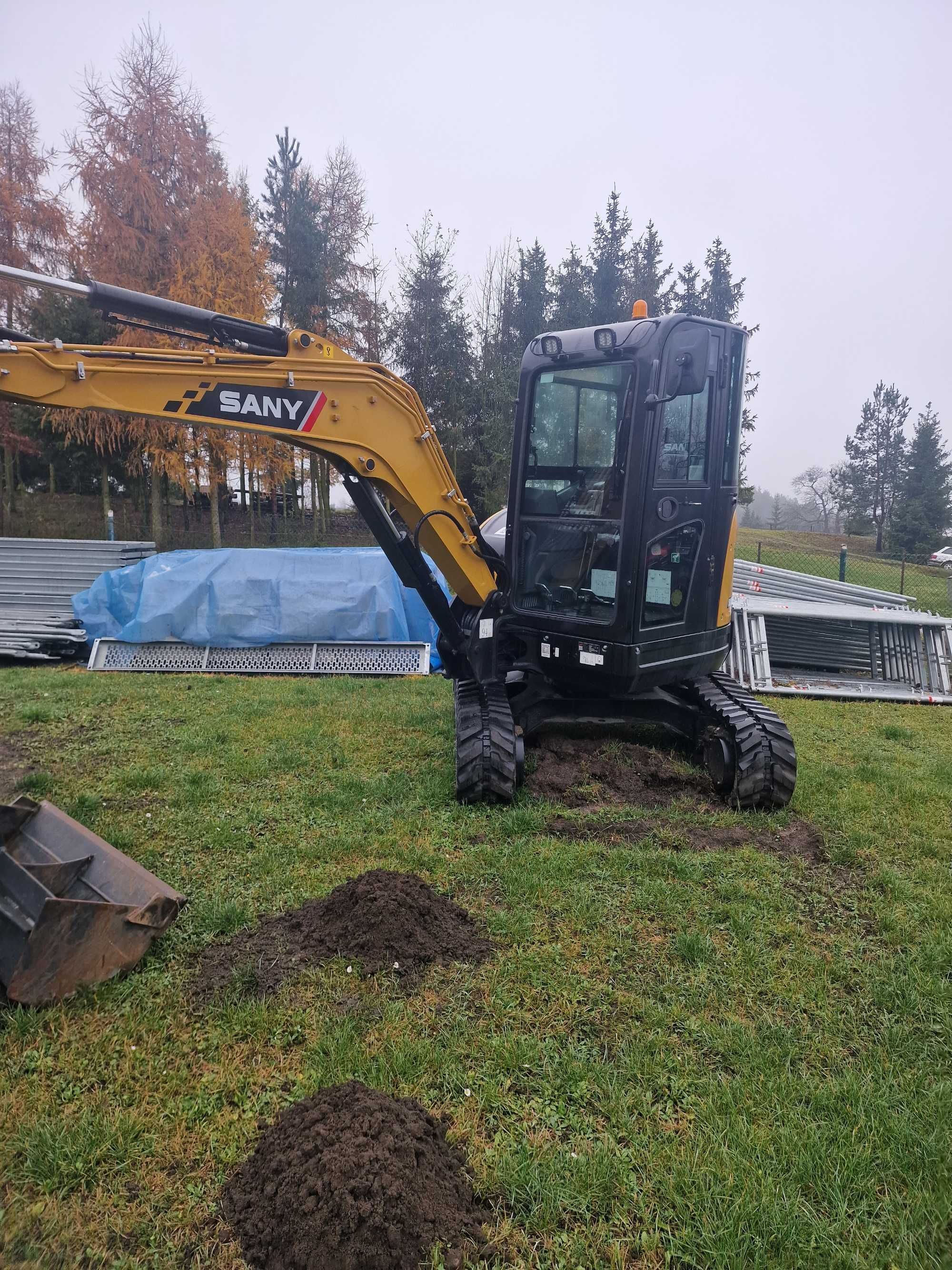 wypożyczalnia koparki,koparko ładowarki,  maszyn i narzędzi,