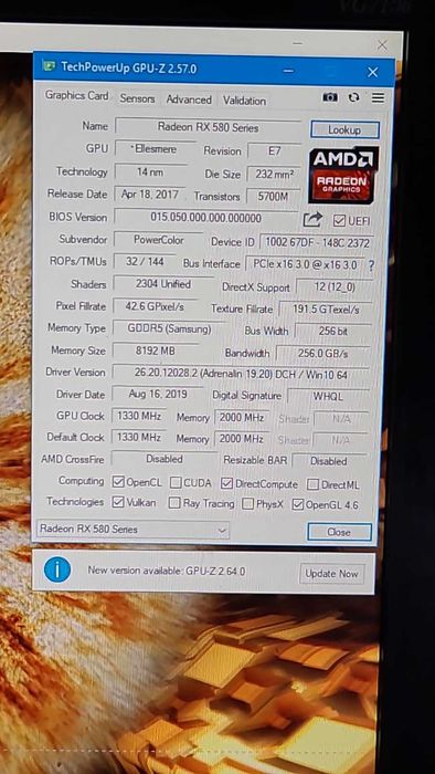 Видеокарта AMD Radeon RX 580 8GB PowerColor Red Devil