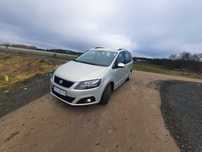 Seat Alhambra 2.0 tdi .bardzo zadbany,niski przebieg 190000 ,7 foteli
