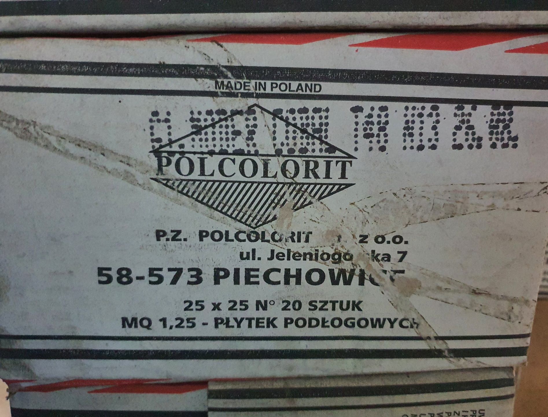 Płytki podłogowe kafelki kafle POLCOLORIT : 60 sztuk