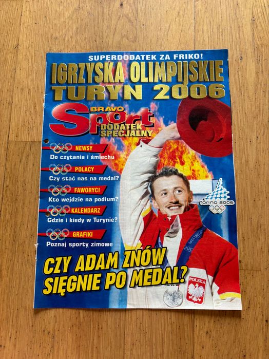 Bravo Sport czasopismo kolekcjonerskie dodatek Igrzyska TURYN 2006