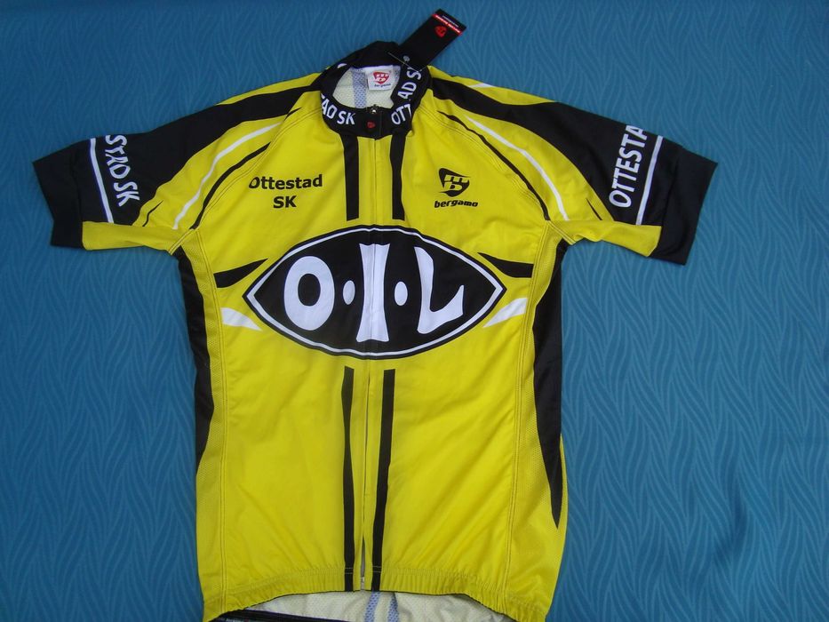 koszulka kolarska  Marcello Bergano roz -M -Nowa Italia