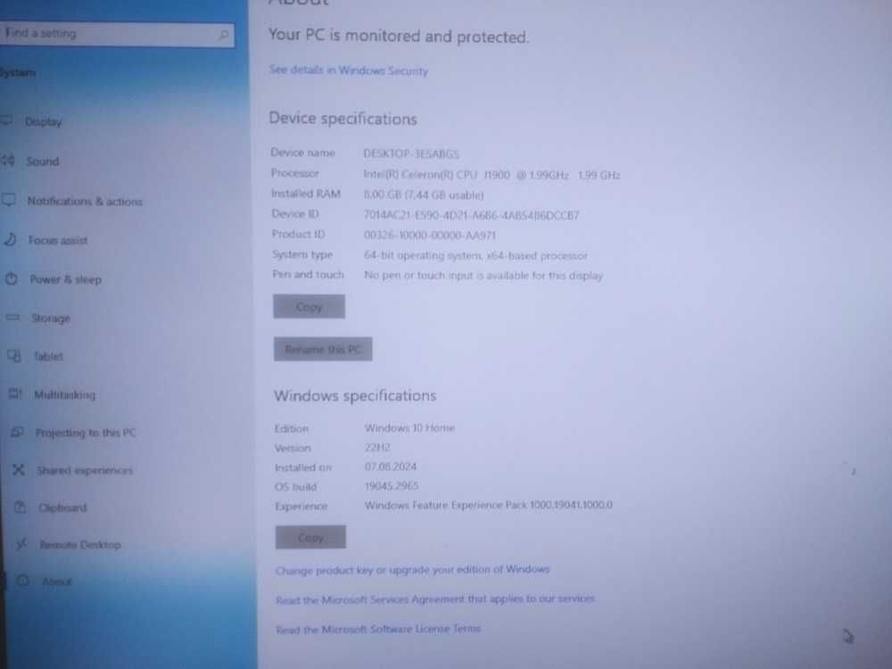 Неттоп, міні-комп'ютер Asus J1900I-C робочий, стан чудовий