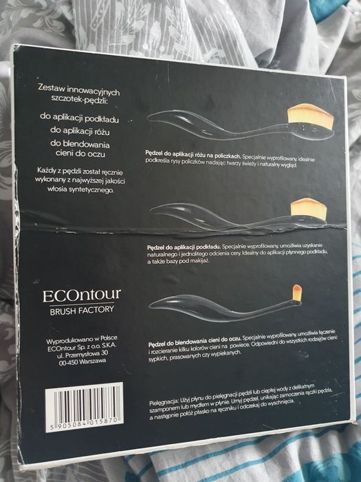 Zestaw pędzli Econtour