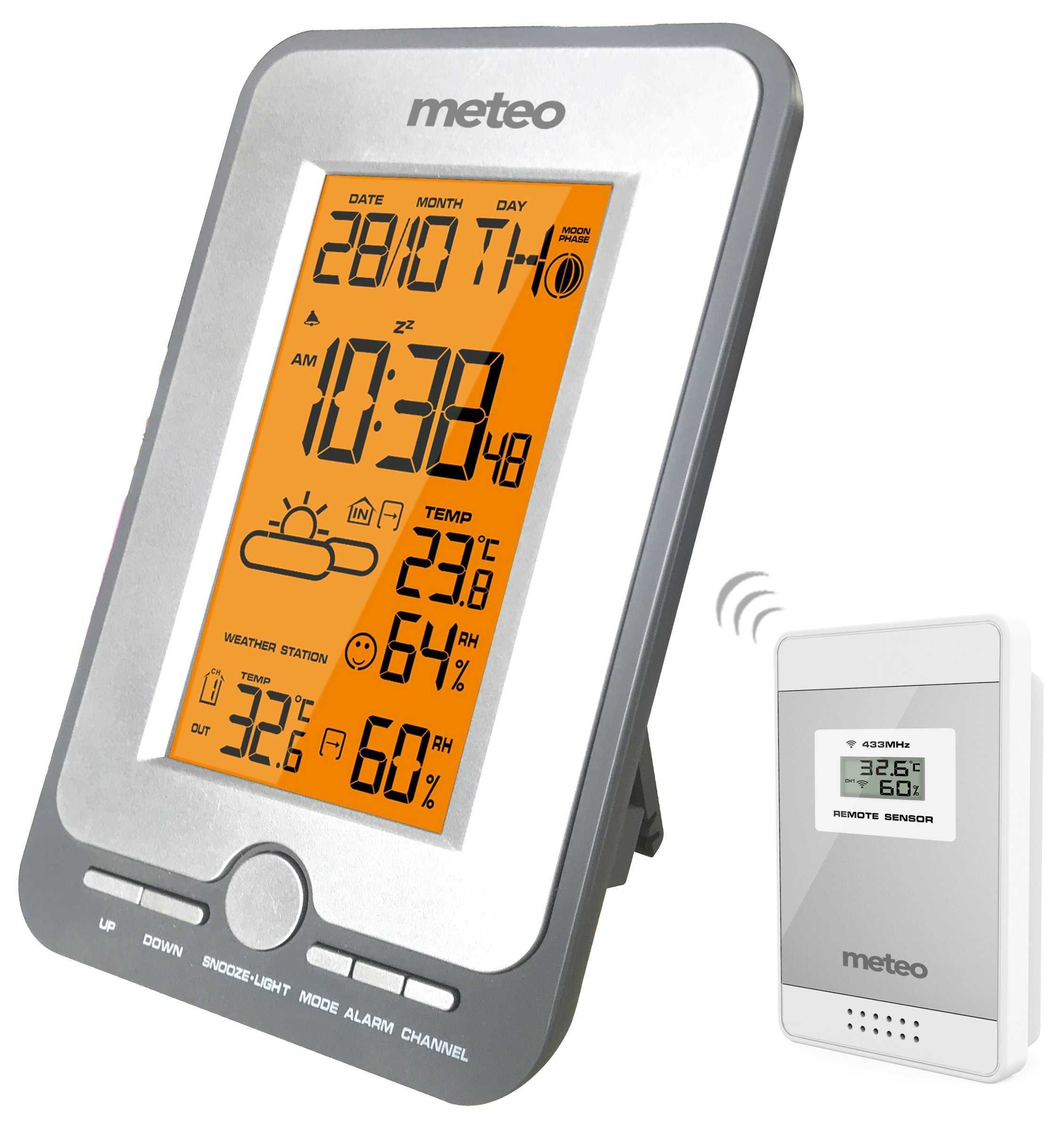Stacja pogody Meteo SP83 - czujka, podświetlanie ekranu - OUTLET