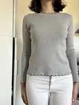 Camisola cinza com pormenor S