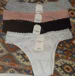Conj. 4 cuecas novas - L/XL - DYANA