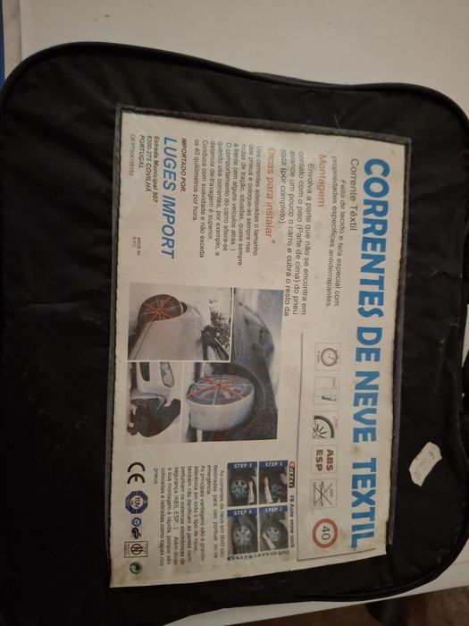 Correntes de neve , nunca usadas