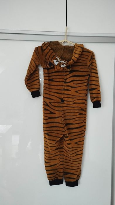 Ciepły otulacz piżama przebranie Tygrys