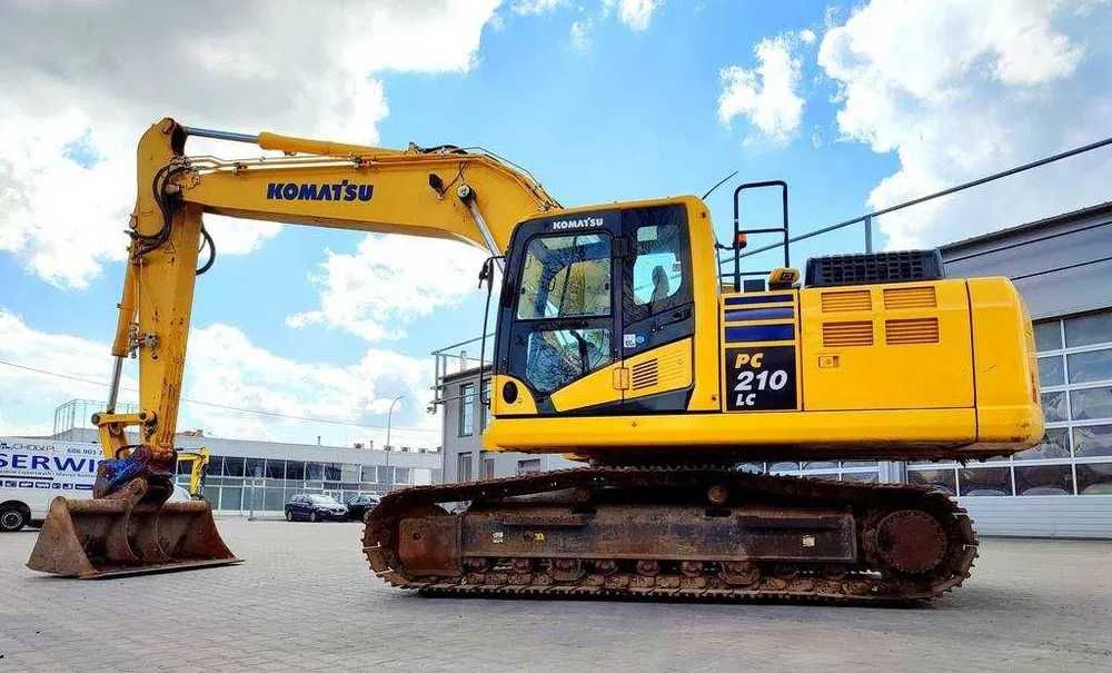 Wynajem Koparka Gąsienicowa Komatsu PC210 -11 wynajem koparki