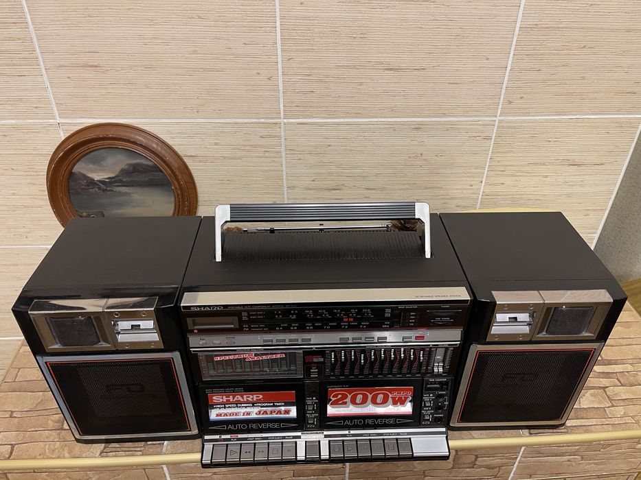 Магнітофон Sharp wf 939 бумбокс