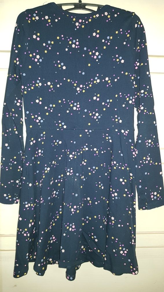 H&M Dżersejowa bawełniana sukienka r. 134-140