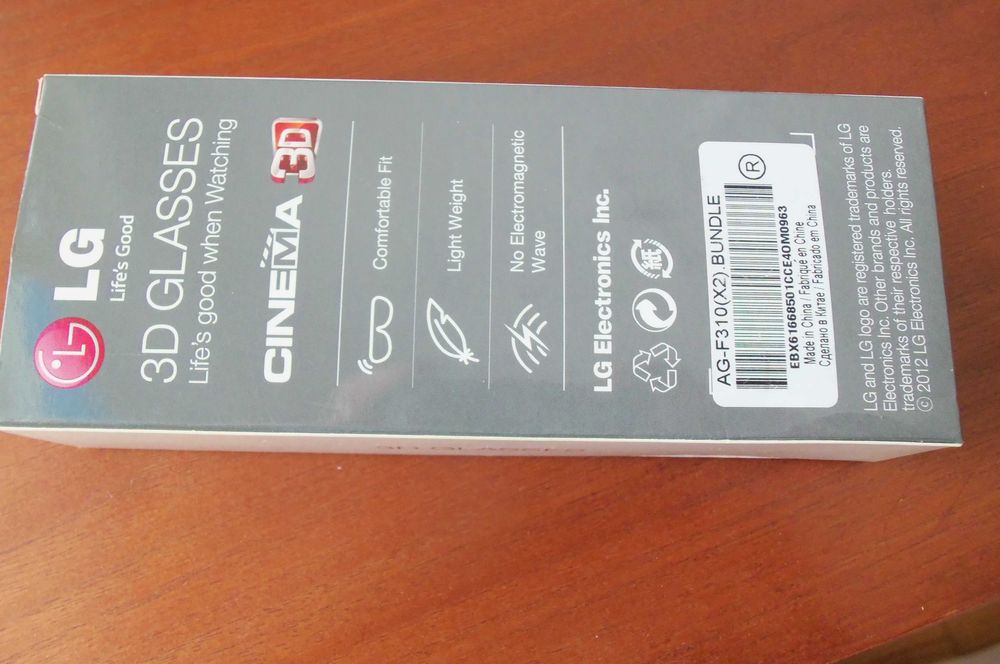 okulary 3d lg nowe ag-f310(x2)bundle ebx6