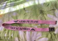 Ремінь Armani Jeans рожевий