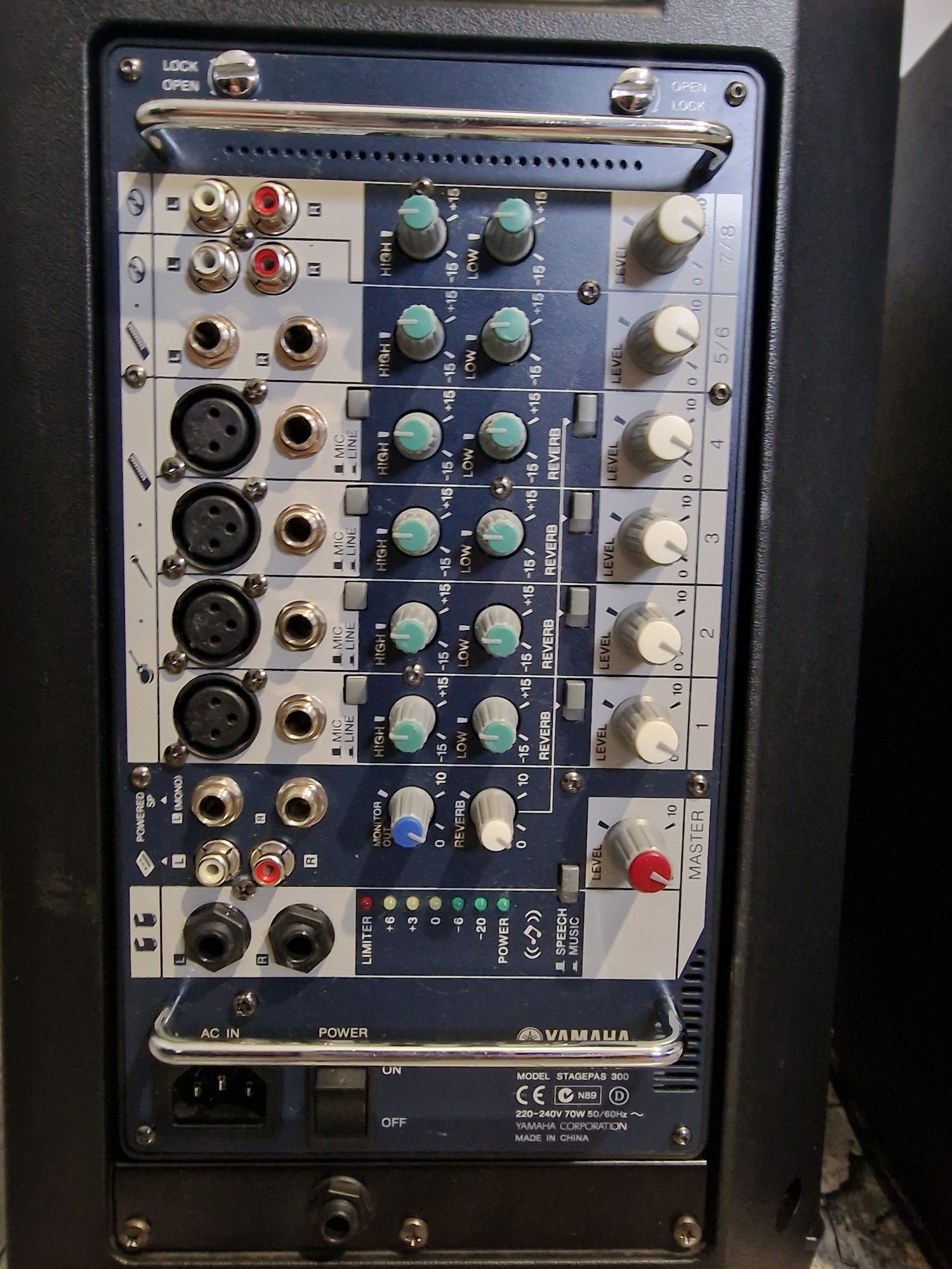 Yamaha Stagepas 300 Kolumny glośniki estradowe przenośne powermixer