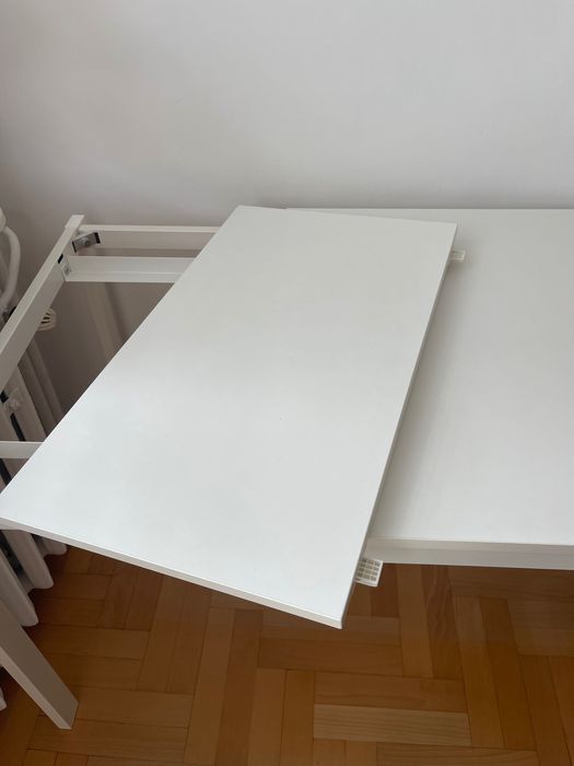 Stół kuchenny do jadalni biały rozkładany Ikea