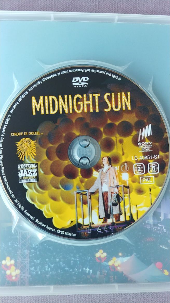 Cirque du soleil MIDNIGHT SUN spektakl DVD