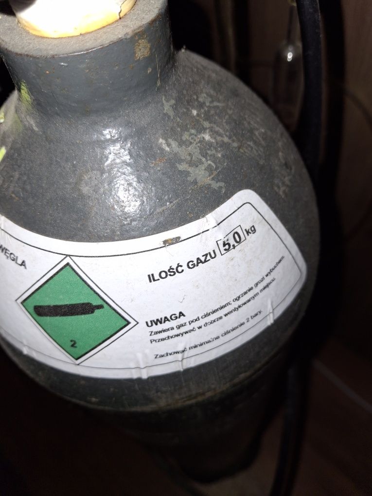 Zestaw CO2 do akwarium butla 5 kg