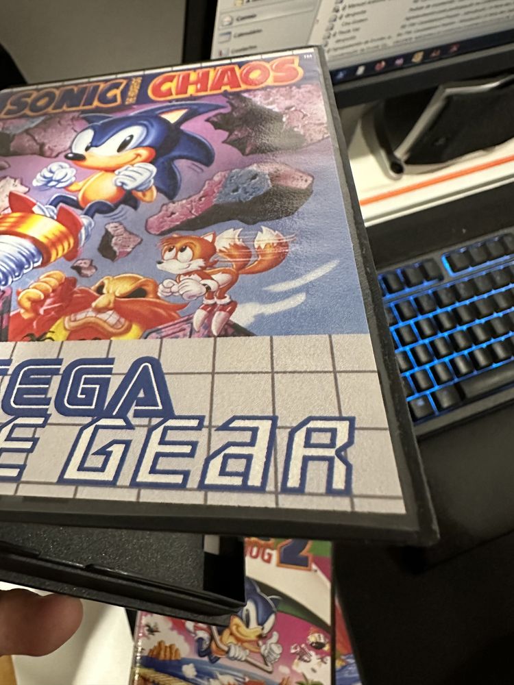 Sega Game Gear com tela nova IPS, Bateria USB-C e shell Nova