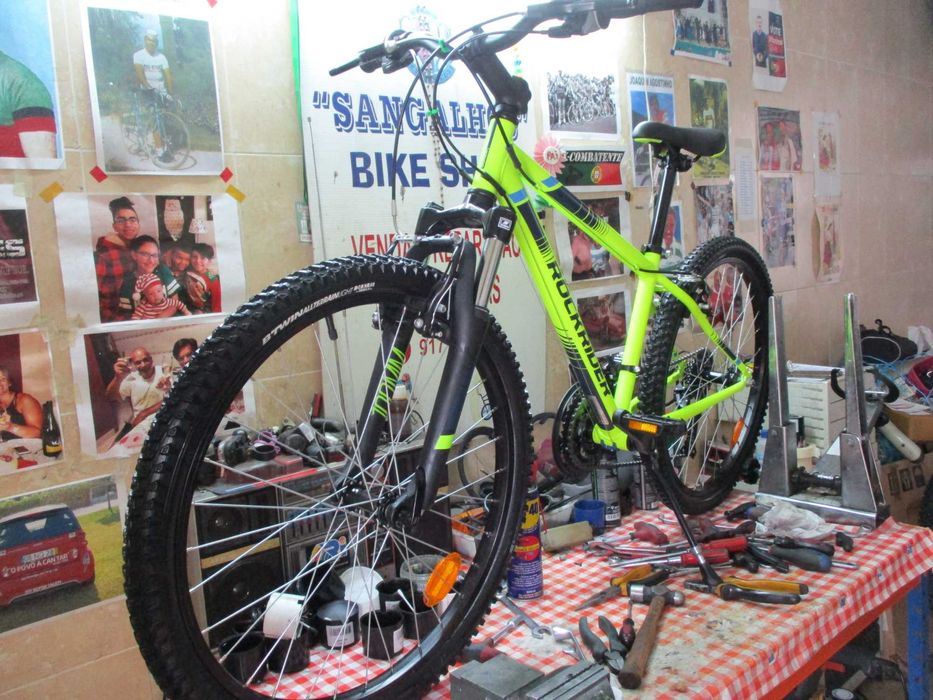 ROCKRIDER ST500 Verde Neon Roda 24