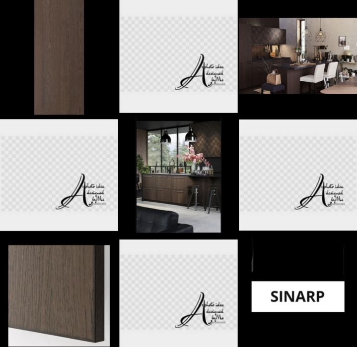 30x60 cm. S I N A R P ikea metod front drzwi maximera knivshult