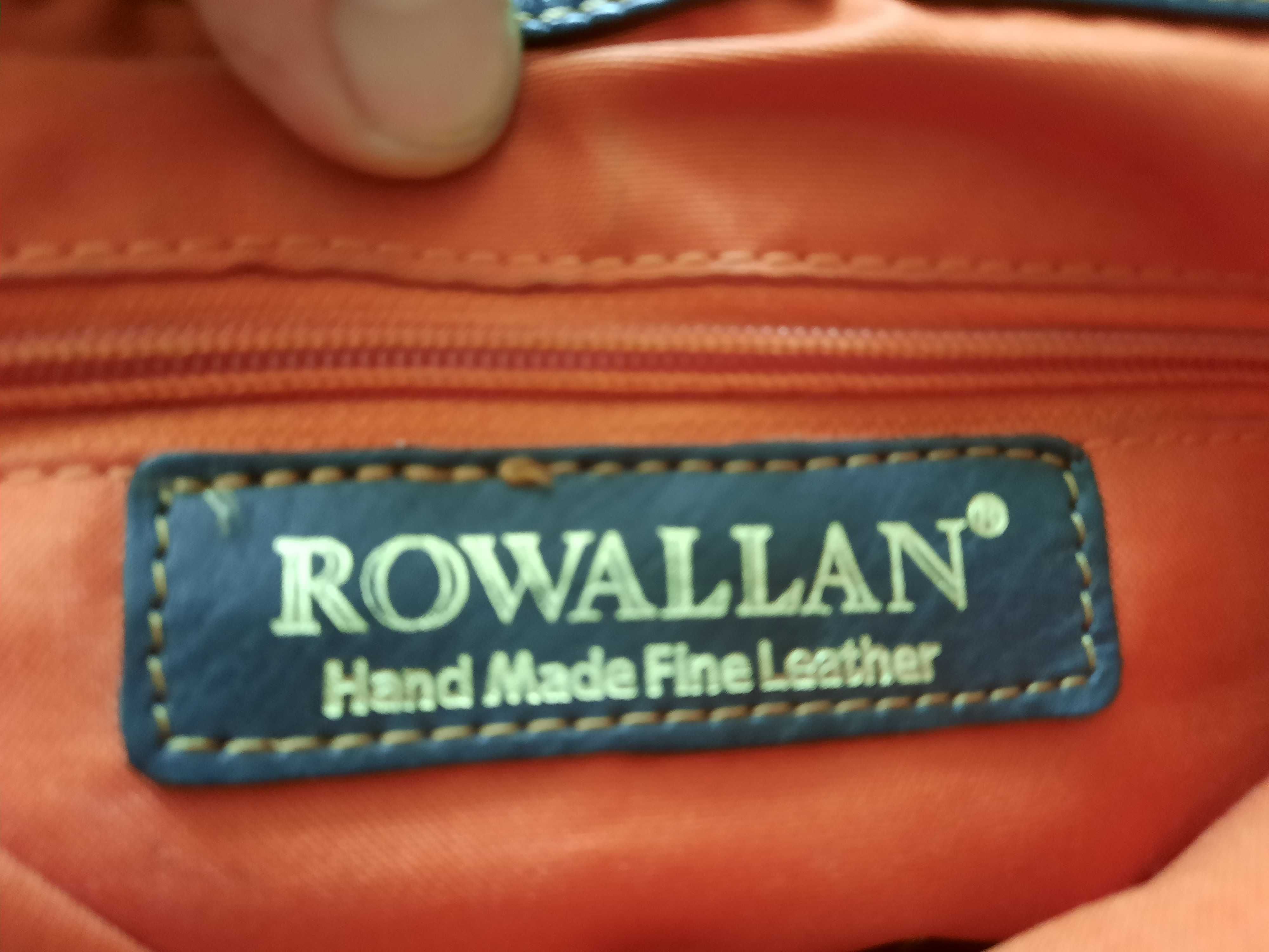 Мужская кожаная сумка - планшет ROWALLAN.