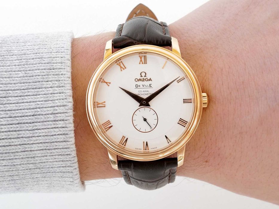 Omega De Ville Prestige Co-Axial Small Seconds 18K Rose Gold