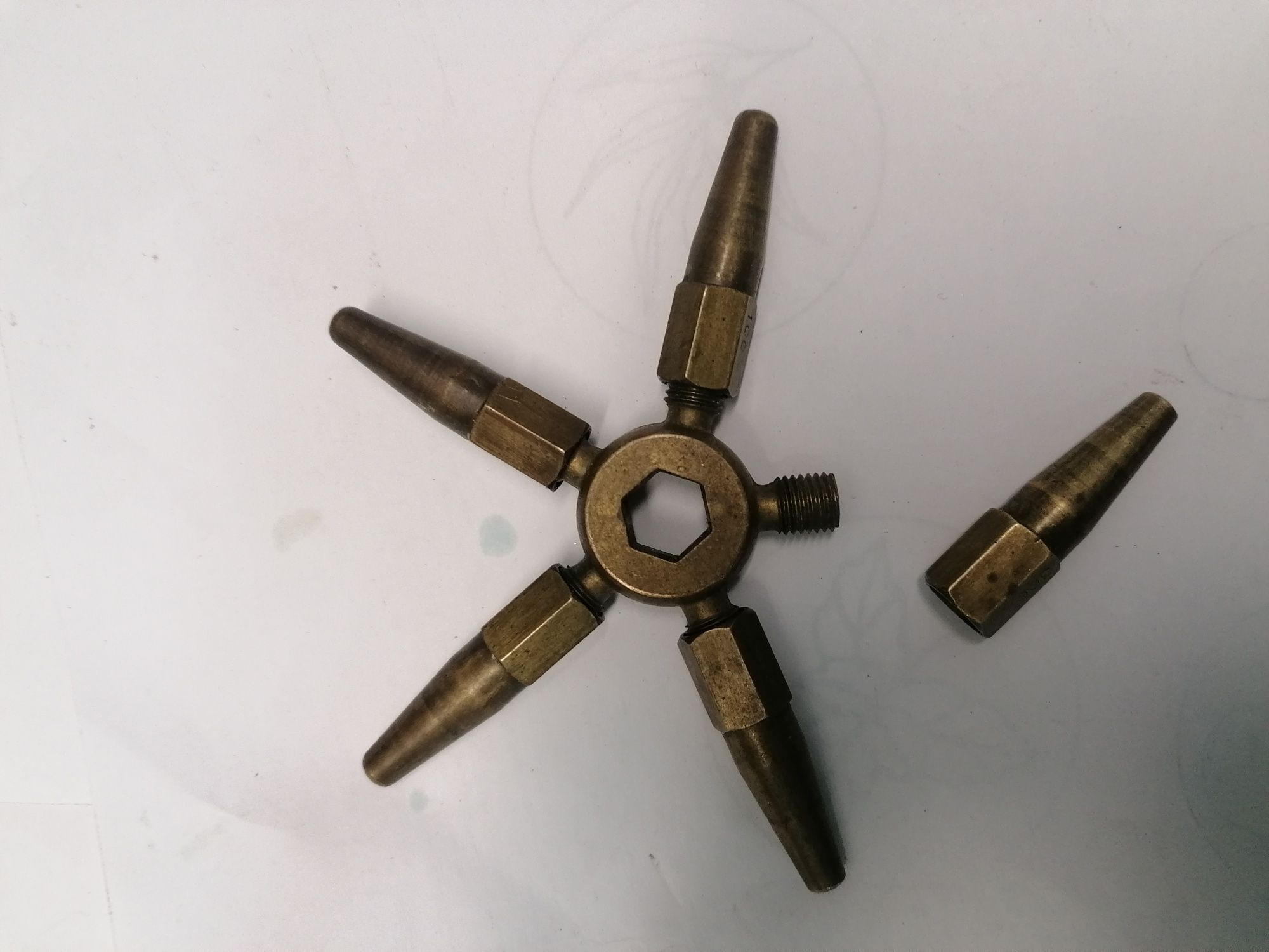 Maçarico estrela de 5 bicos para desocupar