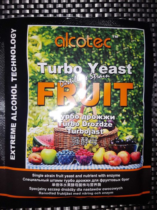 Дріжджі спиртові Alcotec TURBO FRUIT