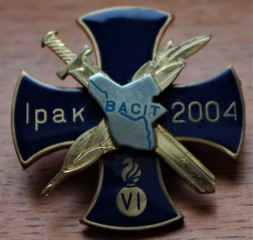 Medale Odznaczenia Ukraina Odznaka wojskowa IRAK 2004  nr.050